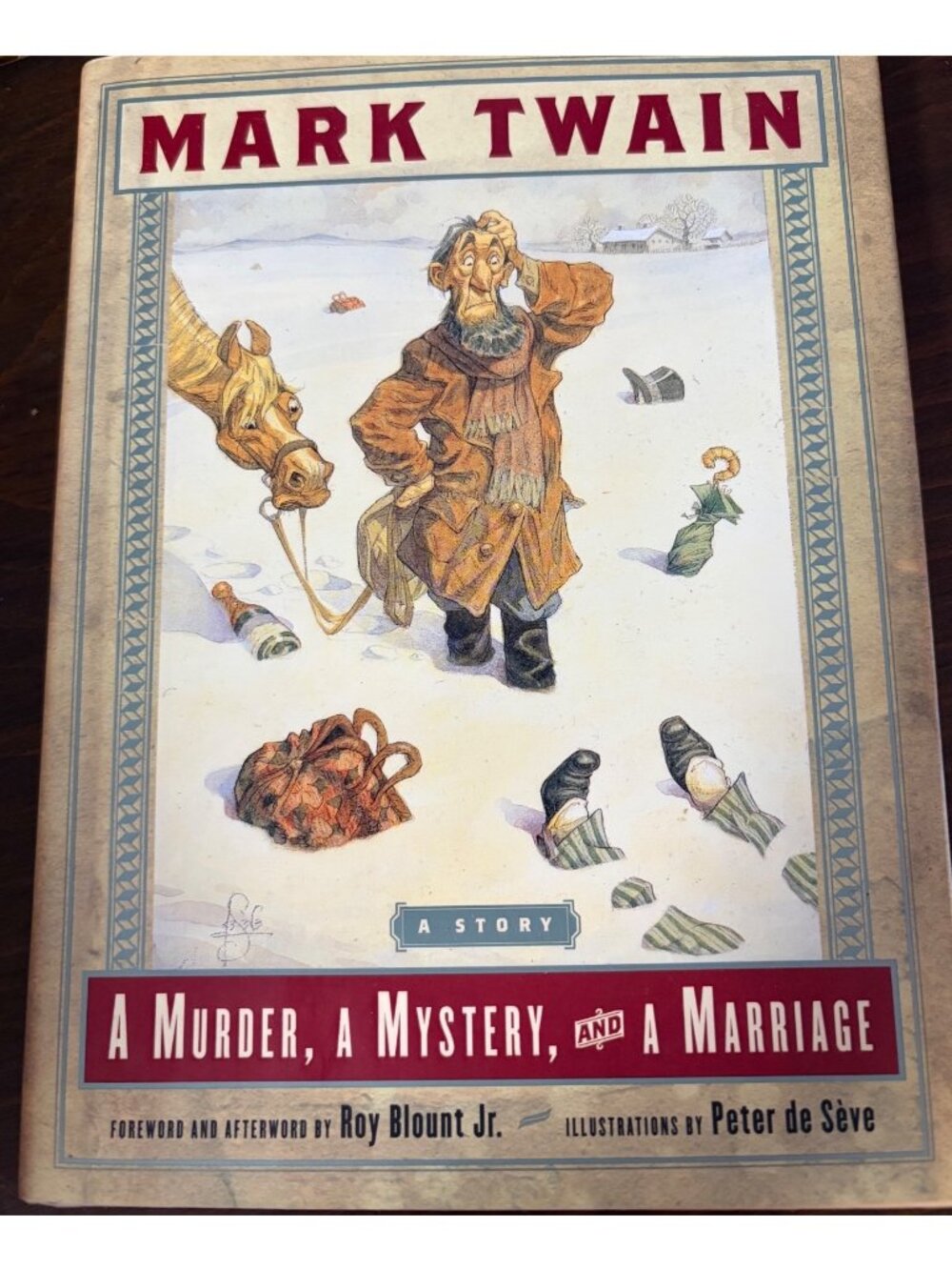 A Murder A Mystery And A Marriage By Mark Twain First Edition Hardcover Illustra